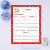 Vakantie Bakken Bundt Cake Recept Pagina Flyer (Enkel)