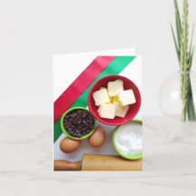 Vakantie bakken ingrediënten chocolade en suiker