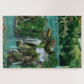 Vakantie bij het Magical Fantasy Lake Legpuzzel (Horizontaal)