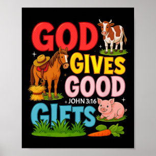 Vakantie Bijbel School Yee Haw Vbs 2025 Dierenboer Poster