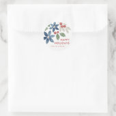 Vakantie Bloemen Sticker (Tas)