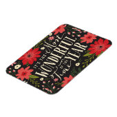 Vakantie bloemenmagneet magneet (Linkerzijde)