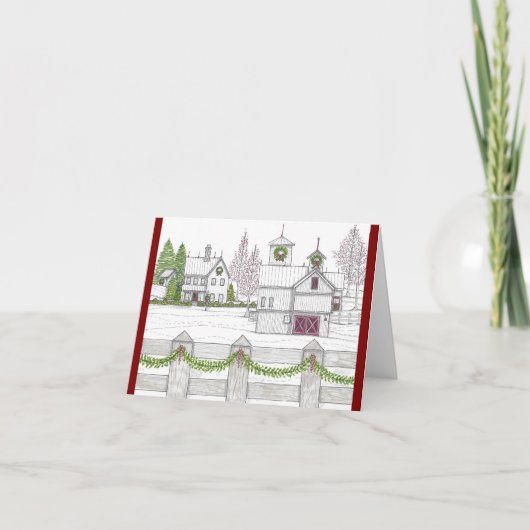 Vakantie  Boerderij Kaart (Voorkant)