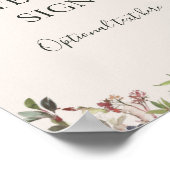 Vakantie Botanische Champagne Kaarten en Klantspec Poster (Hoek)