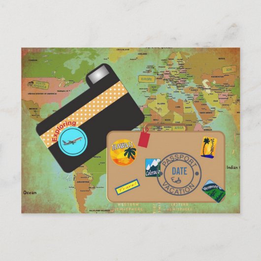 Vakantie Briefkaart (Voorkant)