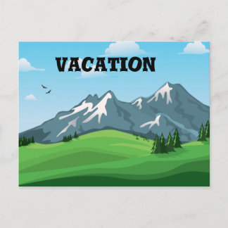 vakantie briefkaart