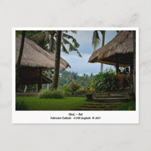 Vakantie Briefkaart Ubud, Bali Indonesië