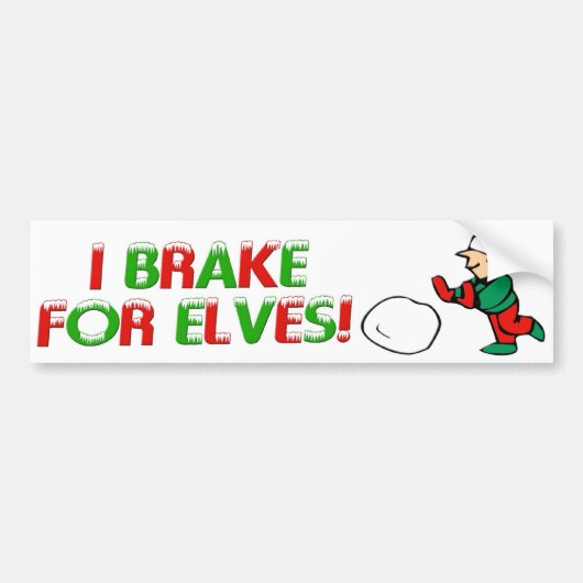 Vakantie bumpersticker (Voorkant)
