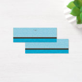 VAKANTIE CADEAU LABEL :: goddelijk damask 4 Mini Visitekaartjes (Bureau)