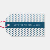 Vakantie cadeau Labels *Wensen Merries* Cadeaulabel (Achterkant Horizontaal)