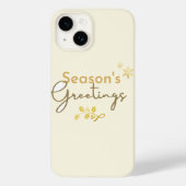 Vakantie cadeau, retro kerst tas, Christus Case-Mate iPhone Case (Achterkant)