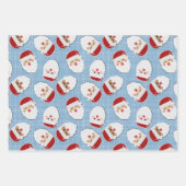 Vakantie cadeau wrap trio inpakpapier vel (Voorkant 3)