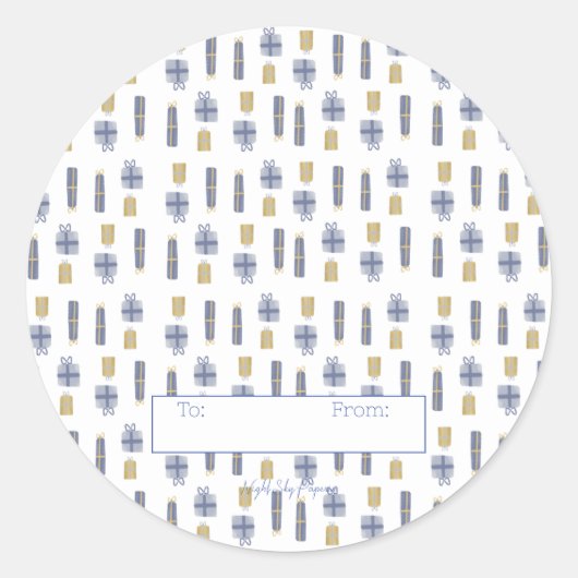 Vakantie Cadeaus 2 Sticker Sheet - set van 6 (Voorkant)