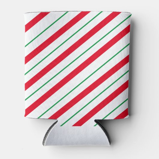 Vakantie Candy Cane Koelbox Blikjeskoeler (Voorkant)