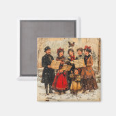  Vakantie Carolers Magneet (Voorkant / Achterkant)