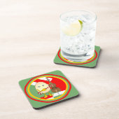 Vakantie cello bier onderzetter (Rechterzijde)