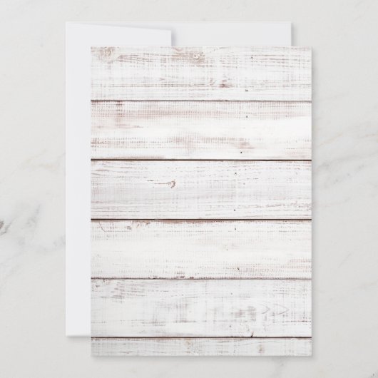 Vakantie charme - Winter / Kerstmis Save the Date (Achterkant)