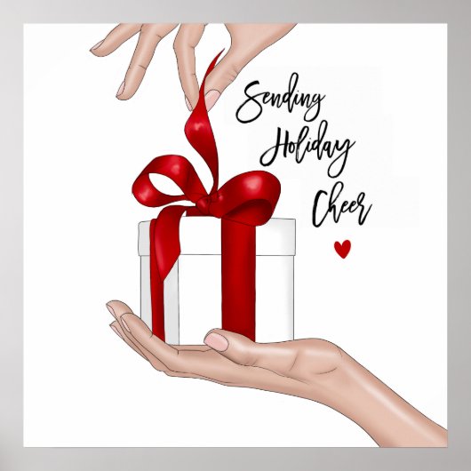 Vakantie Cheer Christmas Poster (Voorkant)