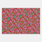 Vakantie Cheer Wrapping Paper Flat Sheet Set van 3 (Voorkant 3)