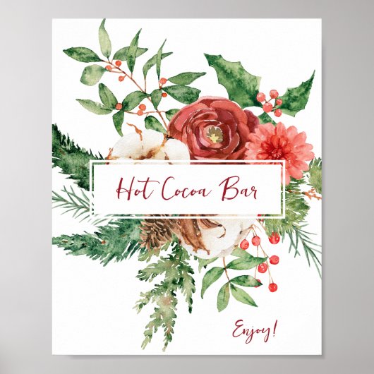 Vakantie Cocoa Bar Poster (Voorkant)