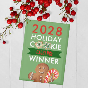 Vakantie Cookie Contest Winnaar Prijs Magnet Magneet