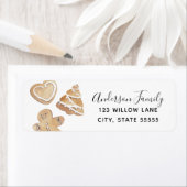 Vakantie cookie retour adres etiket (Insitu)