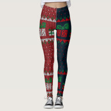 Vakantie Cross Stitch Leggings