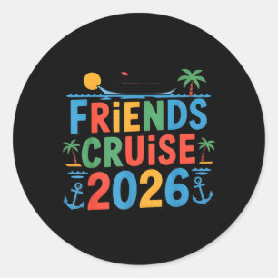 Vakantie Cruise 2026 Groepsreis Matching Reizen Ronde Sticker
