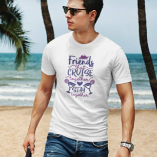 Vakantie cruiseschepen Friends Group T-shirt