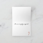 Vakantie Dank u Gelukkig Nieuwjaar Note Kaart (Binnen)