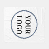 Vakantie Deken Gooi ADD LOGO Modern Script (Voorkant (Horizontaal))
