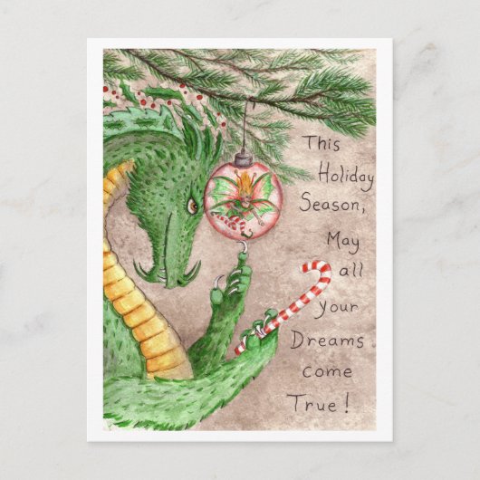 Vakantie Dreams Dragon - briefkaart (Voorkant)