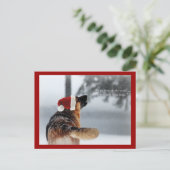 Vakantie Duitse herder Feestdagenkaart (Staand voorkant)