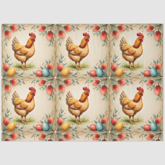 Vakantie  Easter Trendy Collectie Tissuepapier (Voorkant)