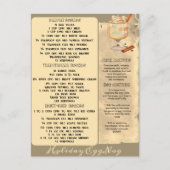 VAKANTIE EIERPUNTENRECEPTEN | BRIEFKAART (Voorkant)