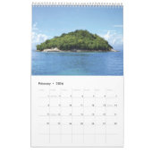 Vakantie-eilanden 2025 kalender (Feb 2026)