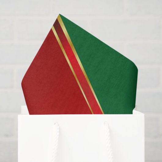 Vakantie Elegance Red Bow Tissuepapier (Cadeauzakje)