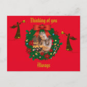 Vakantie engel briefkaart (Voorkant)