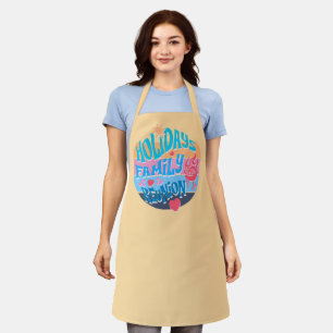 Vakantie Familiebijeenkomst Zomer BBQ Retro Zonson Schort
