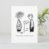 Vakantie feestuitnodiging - Funny ClaraT Kaart (Staand voorkant)