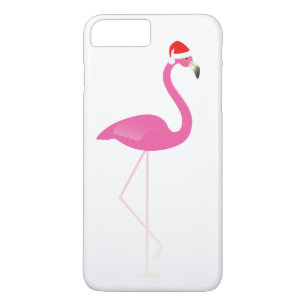 Vakantie Flamingo iPhone 7 in wit iPhone 8 Plus / 7 Plus Hoesje