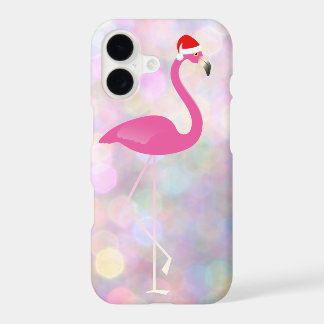 Vakantie Flamingo iPhone 7 op kleurrijke lampen