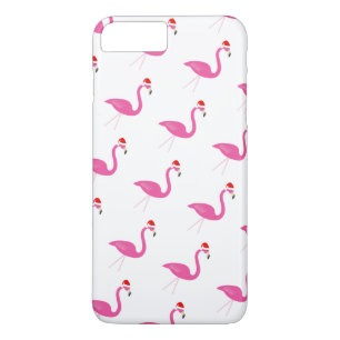 Vakantie Flamingos iPhone 7 in wit iPhone 8 Plus / 7 Plus Hoesje
