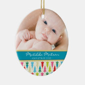 VAKANTIE FOTO ORNAMENT patterned kerstboom (Rechts)