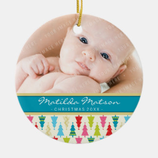 VAKANTIE FOTO ORNAMENT patterned kerstboom