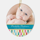 VAKANTIE FOTO ORNAMENT patterned kerstboom (Links)