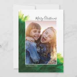 Vakantie fotokaart *Painterly Tree* Kaart