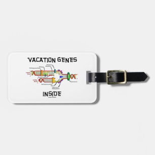 Vakantie-genen in (DNA-replicatie) Bagagelabel