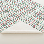 Vakantie Gingham - Vredig Sherpa Deken (3/4)