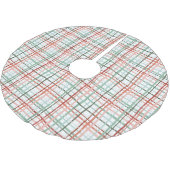 Vakantie Gingham - Vrolijk Kerstboom Rok (Gekanteld)